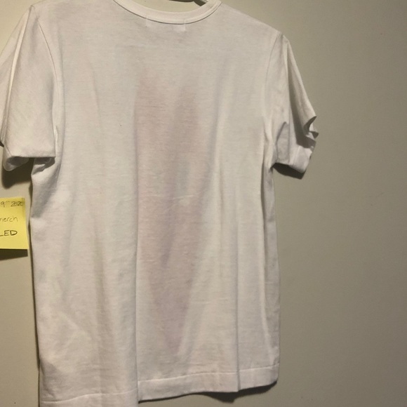 Comme des garçons play white hearts tshirt - Picture 4 of 7